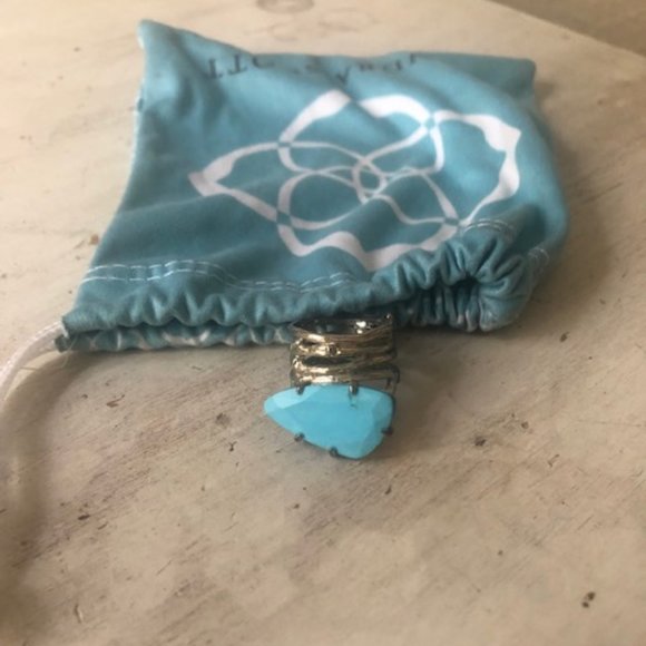 Turquoise Kendra Scott Ring - Picture 1 of 2